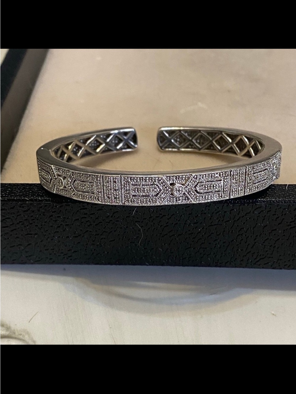 Sterling Silver Diamond Bracelet 925